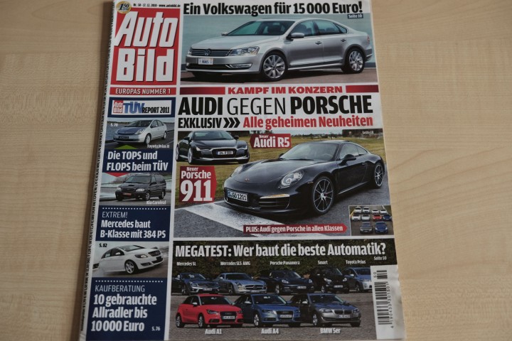 Deckblatt Auto Bild (49/2010)
